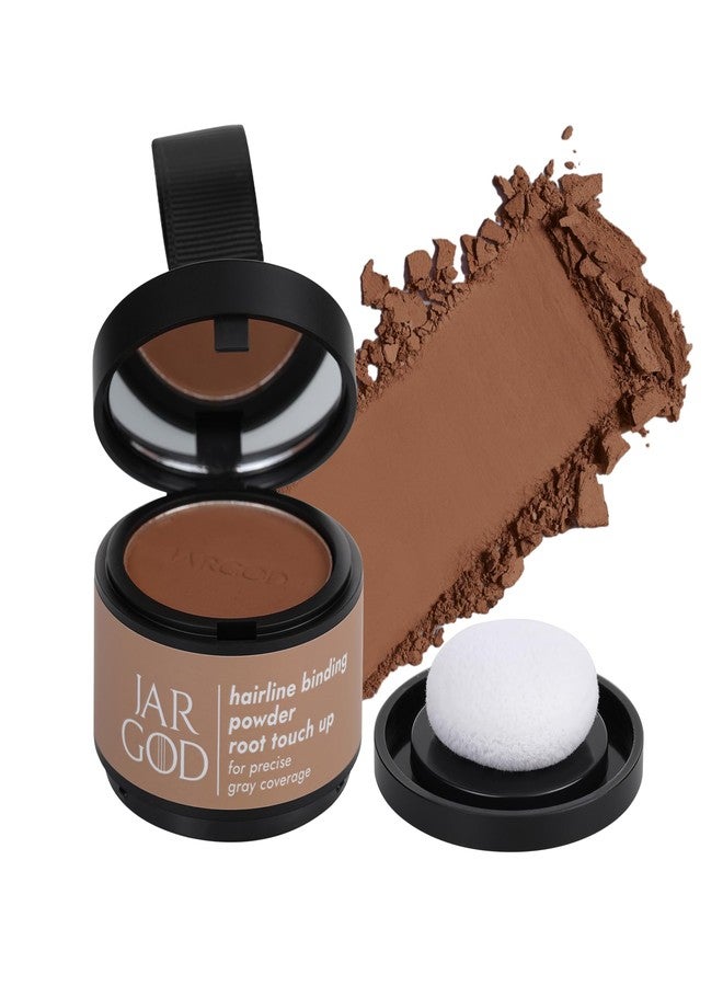 JARGOD Root touch up powder Hairline Powder for root cover up temporary root concealing powder for Women & Men, for instant gray hair cover up (Auburn, 0.14 Ounce (Pack of 1)) - Image 1